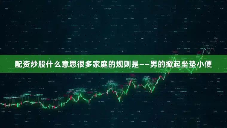 配资炒股什么意思很多家庭的规则是——男的掀起坐垫小便